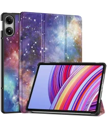 Xiaomi Redmi Pad Pro / Poco Pad Hoes Book Case Sleep/Wake Galaxy Print