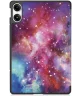 Xiaomi Redmi Pad Pro / Poco Pad Hoes Book Case Sleep/Wake Galaxy Print