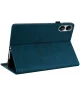 Xiaomi Redmi Pad Pro / Poco Pad Hoes Tri-Fold Book Case Vlinder Print Blauw