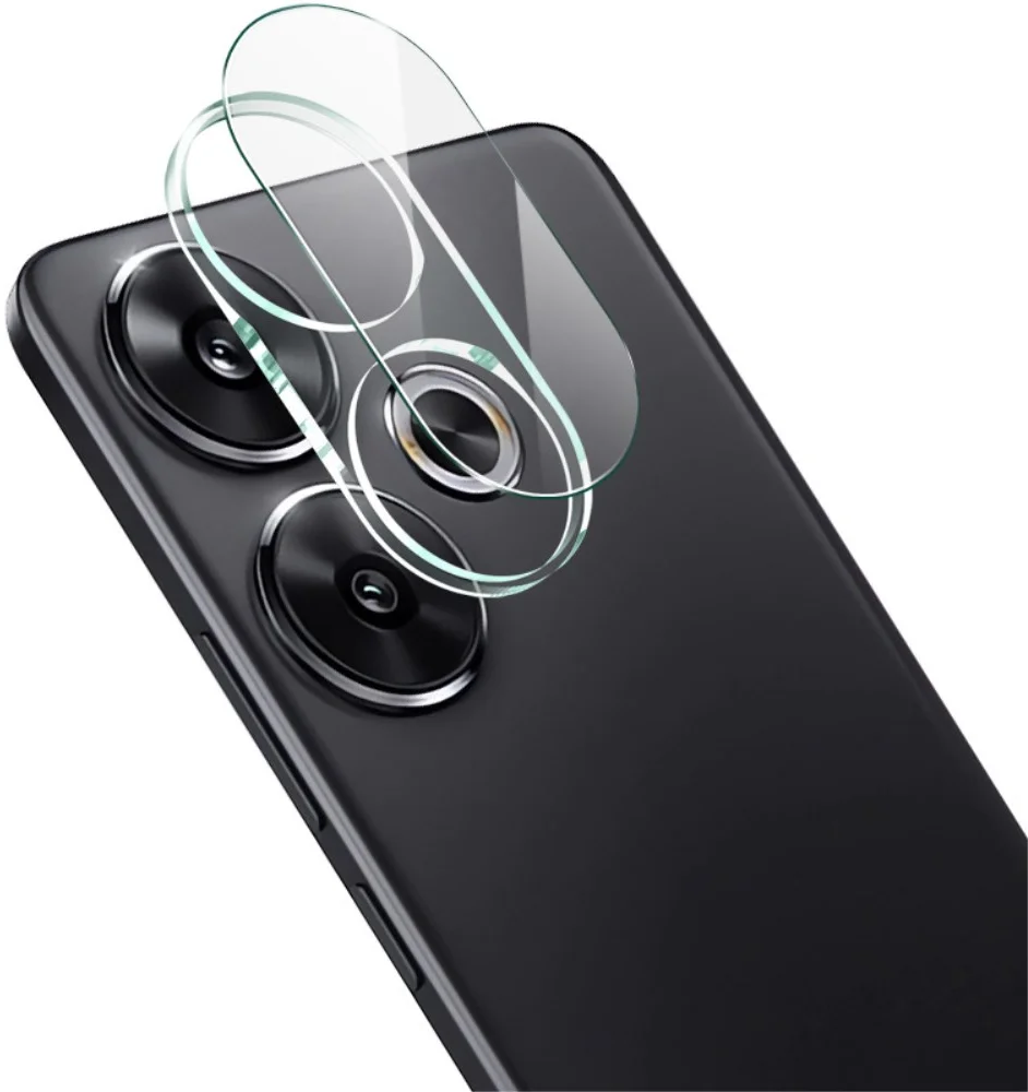 Imak Xiaomi Poco F6 Camera Lens Protector + Lens Cap Clear afbeelding 1