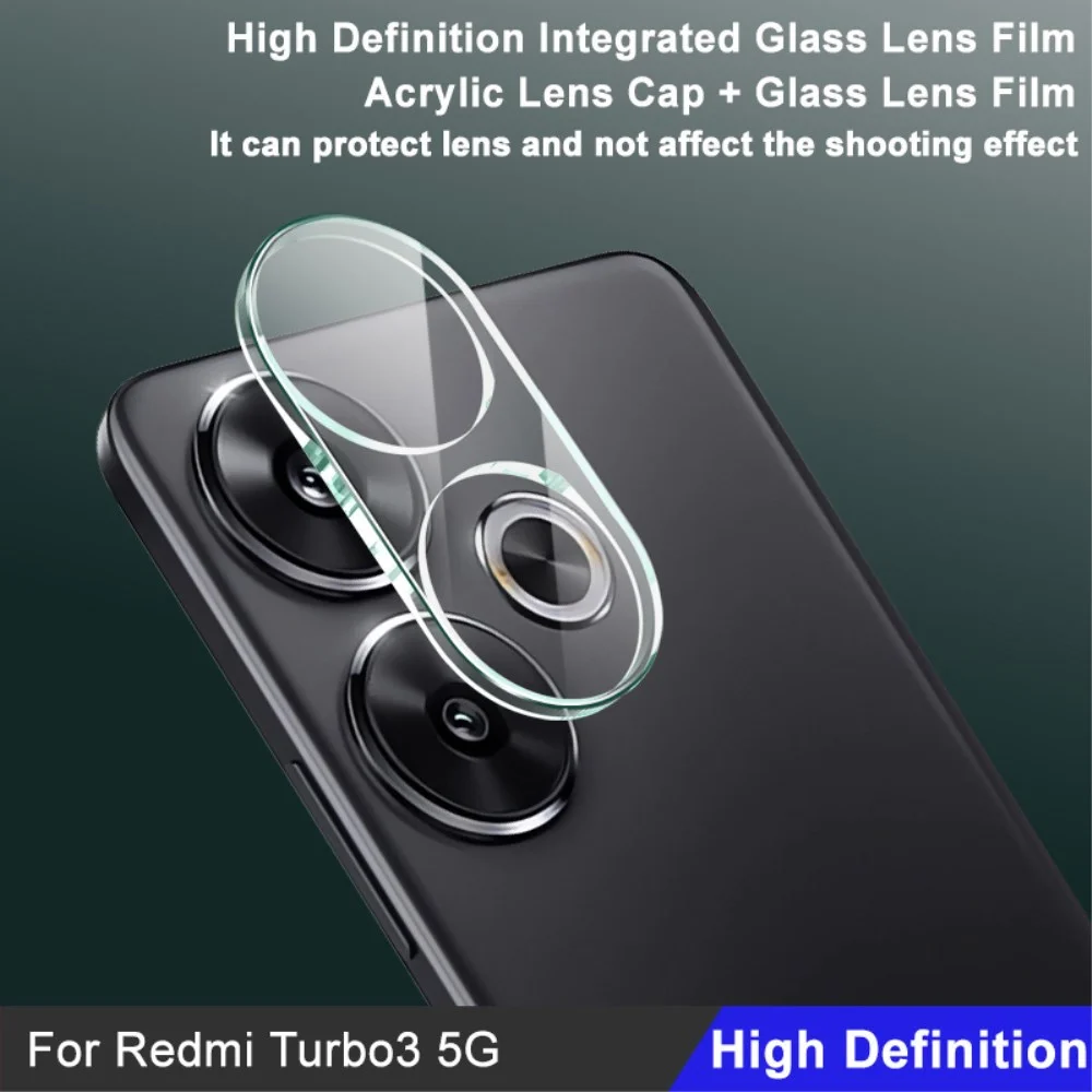 Imak Xiaomi Poco F6 Camera Lens Protector + Lens Cap Clear afbeelding 6