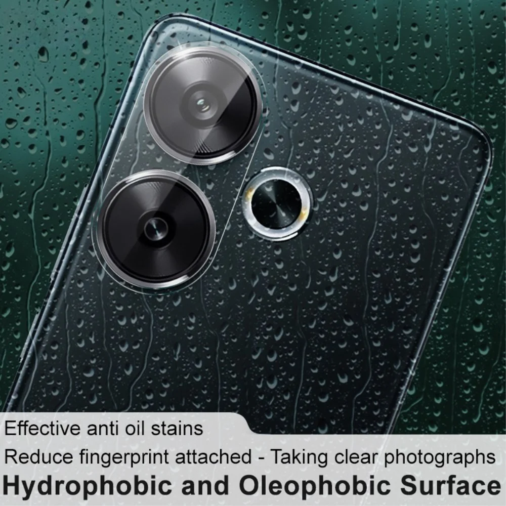 Imak Xiaomi Poco F6 Camera Lens Protector + Lens Cap Clear afbeelding 7