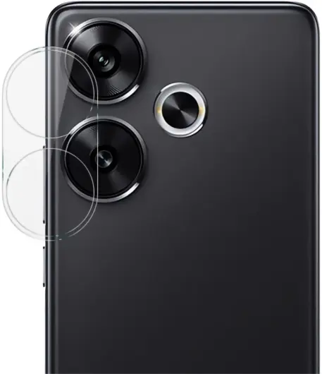 Imak Xiaomi Poco F6 Camera Lens Protector + Lens Cap Clear afbeelding 2