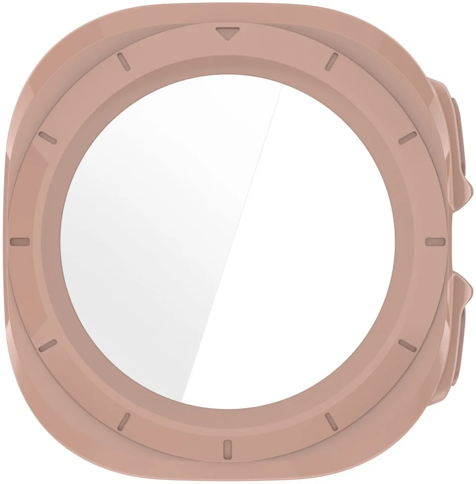 Samsung Galaxy Watch Ultra Hoesje - Bumper Case met Tempered Glass - Roze afbeelding 4