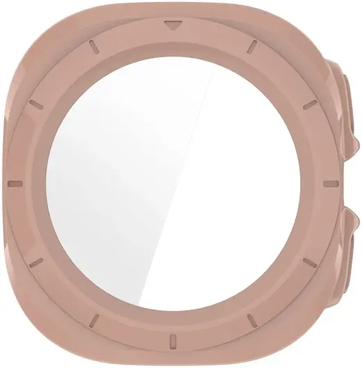 Samsung Galaxy Watch Ultra Hoesje - Bumper Case met Tempered Glass - Roze afbeelding 4