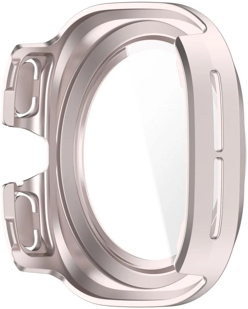 Samsung Galaxy Watch Ultra Hoesje - Bumper Case met Tempered Glass - Licht Roze afbeelding 3