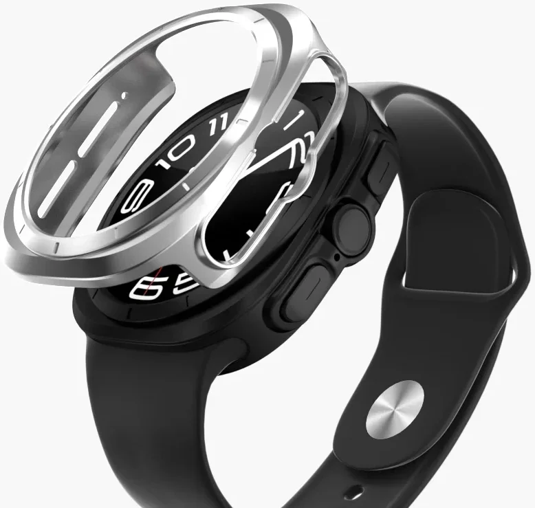 Samsung Galaxy Watch Ultra Hoesje - Hard Plastic Bumper Case - Transparant afbeelding 1