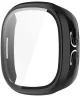 Fitbit Ace LTE Hoesje Bumper met Ingebouwde Tempered Glass Zwart