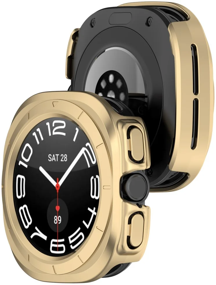 Samsung Galaxy Watch Ultra Hoesje - Hard Plastic - Goud afbeelding 6