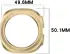 Samsung Galaxy Watch Ultra Hoesje - Hard Plastic - Goud afbeelding 7