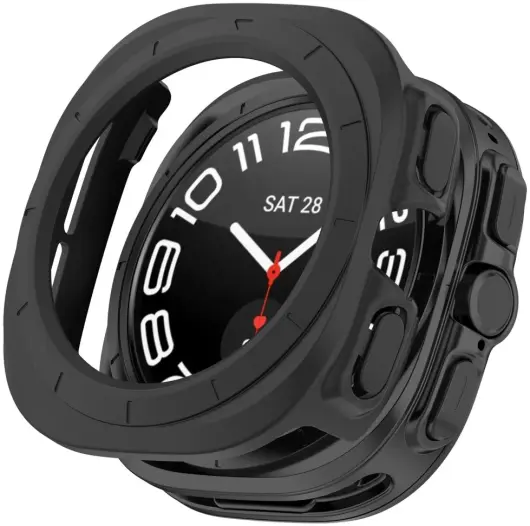 Samsung Galaxy Watch Ultra Hoesje - Hard Plastic - Zwart afbeelding 1