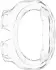 Samsung Galaxy Watch Ultra Hoesje - Hard Plastic - Transparant afbeelding 3