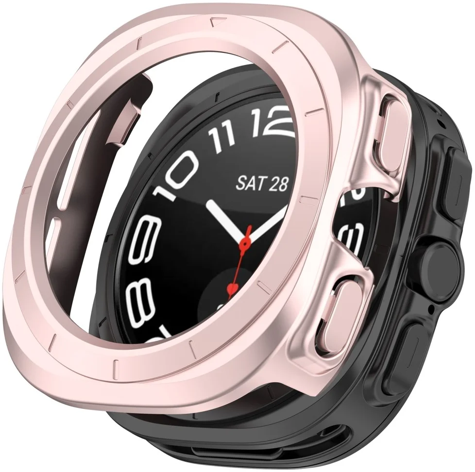Samsung Galaxy Watch Ultra Hoesje - Hard Plastic - Roze afbeelding 1