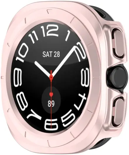 Samsung Galaxy Watch Ultra Hoesje - Hard Plastic - Roze afbeelding 5