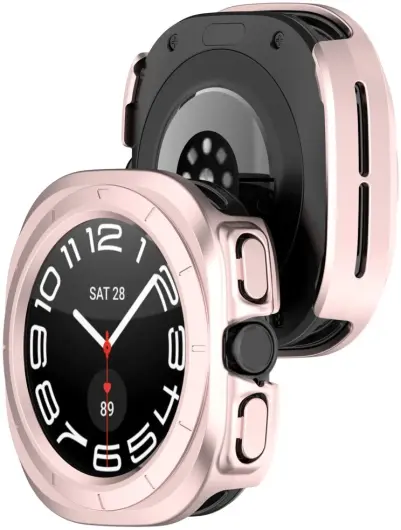 Samsung Galaxy Watch Ultra Hoesje - Hard Plastic - Roze afbeelding 6