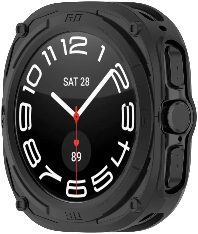 Samsung Galaxy Watch Ultra Hoesje - TPU - Zwart afbeelding 5