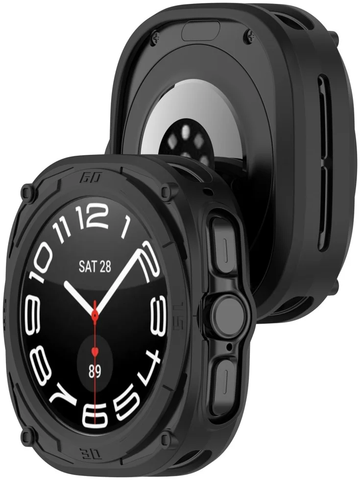 Samsung Galaxy Watch Ultra Hoesje - TPU - Zwart afbeelding 6