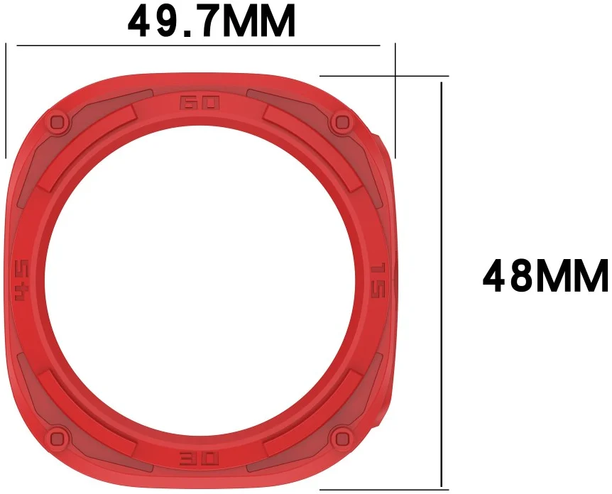 Samsung Galaxy Watch Ultra Hoesje - TPU - Zwart afbeelding 7
