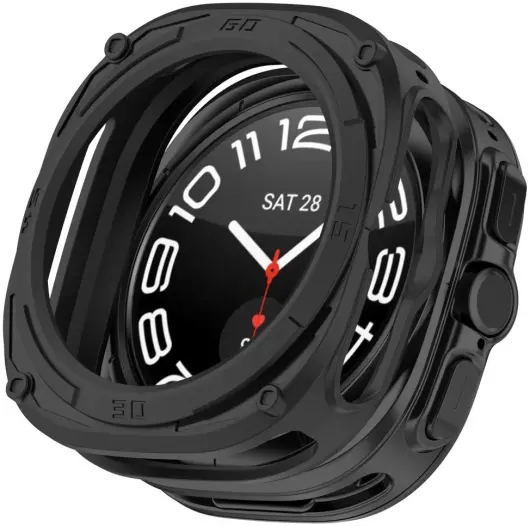 Samsung Galaxy Watch Ultra Hoesje - TPU - Zwart afbeelding 1