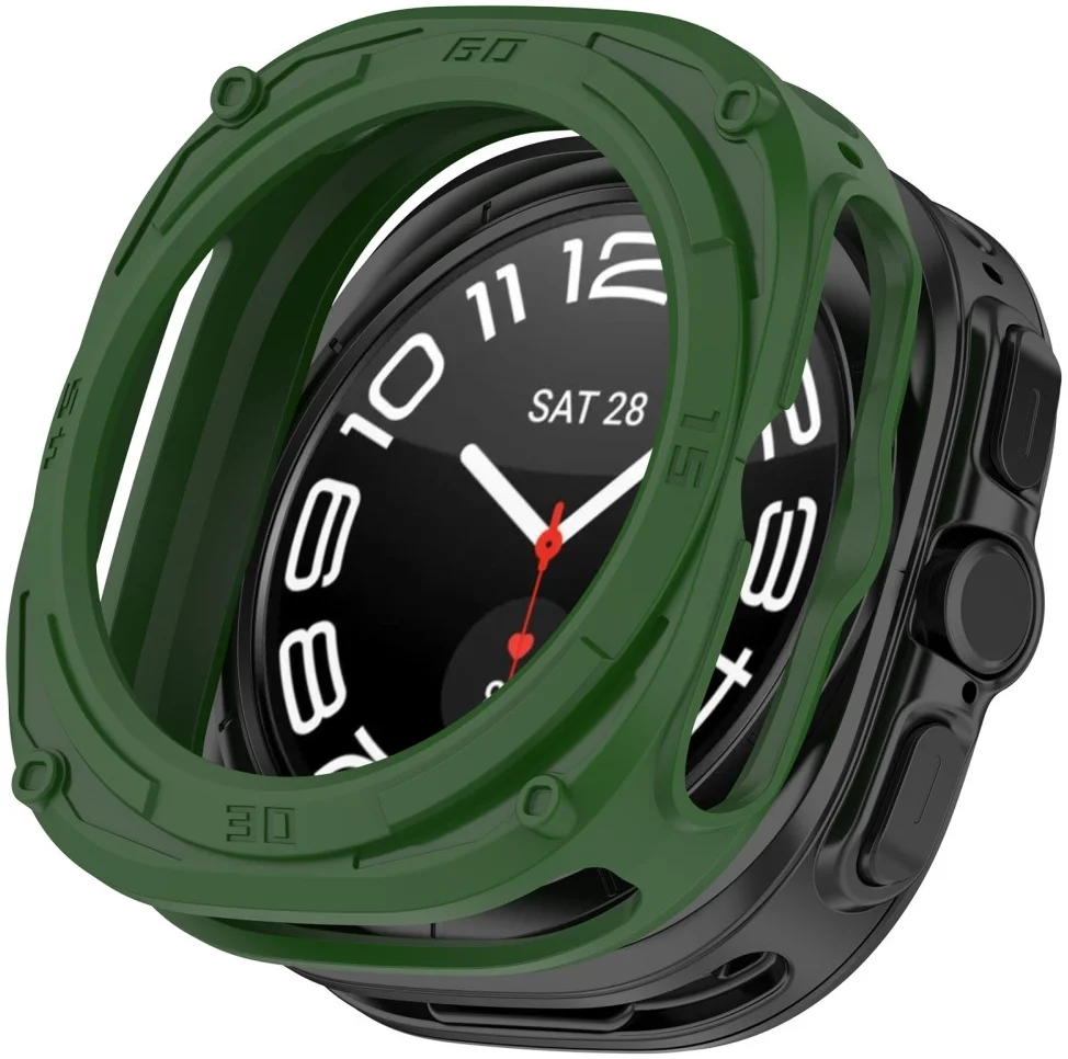 Samsung Galaxy Watch Ultra Hoesje - TPU - Groen afbeelding 1