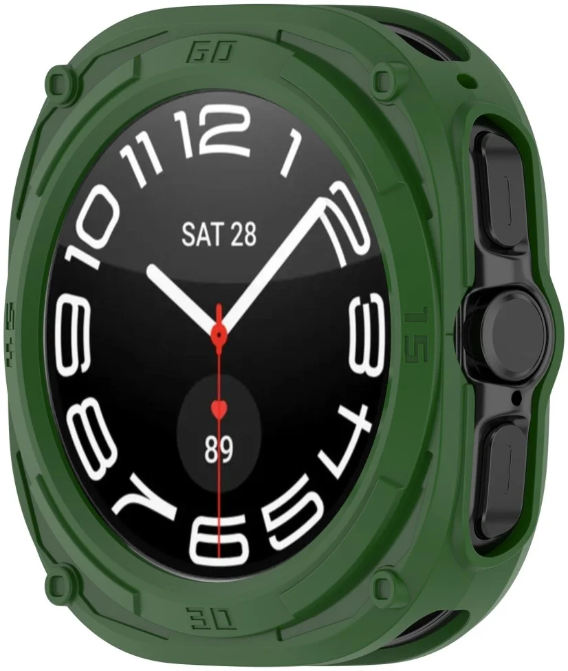 Samsung Galaxy Watch Ultra Hoesje - TPU - Groen afbeelding 5