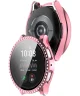 Samsung Galaxy Watch 7 40MM Hoesje - Case met Tempered Glass - Rhinestone Roze