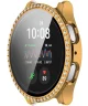 Samsung Galaxy Watch 7 40MM Hoesje - Case met Tempered Glass - Rhinestone Goud