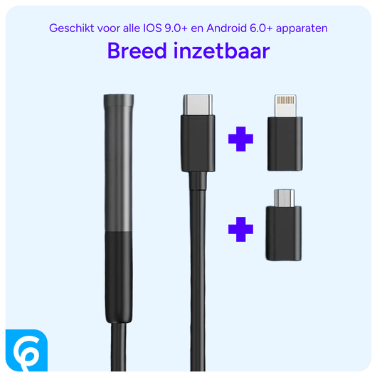 Wifi Endoscoop Camera Waterproof 3 Meter Boroscoop voor Telefoon afbeelding 7