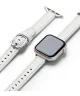 Ringke Leather One Slim - Apple Watch 1-10/SE - 38/40/41/42MM Bandje - Wit