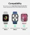 Ringke Leather One Slim - Apple Watch 1-10/SE - 38/40/41/42MM Bandje - Roze afbeelding 2