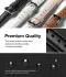 Ringke Leather One Padded Band - Apple Watch 1-10/SE - 38/40/41/42MM - Bruin afbeelding 3