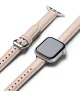 Ringke Leather One Padded Band - Apple Watch 1-10/SE - 38/40/41/42MM - Roze