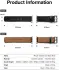 Ringe Leather Bold - Apple Watch 1-10/SE/Ultra Bandje - 49/46/45/44/42MM - Zwart afbeelding 8