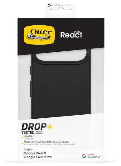 OtterBox React Google Pixel 9 / 9 Pro Hoesje Back Cover Zwart afbeelding 9
