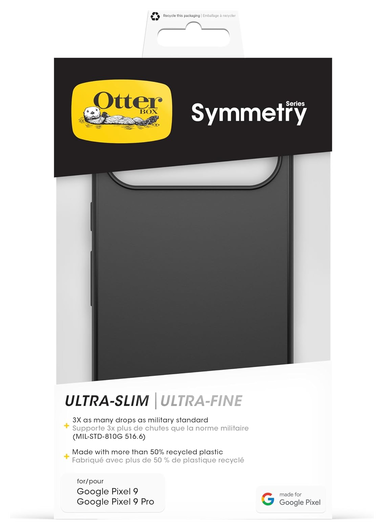 OtterBox Symmetry Google Pixel 9 / 9 Pro Hoesje Back Cover Zwart afbeelding 5
