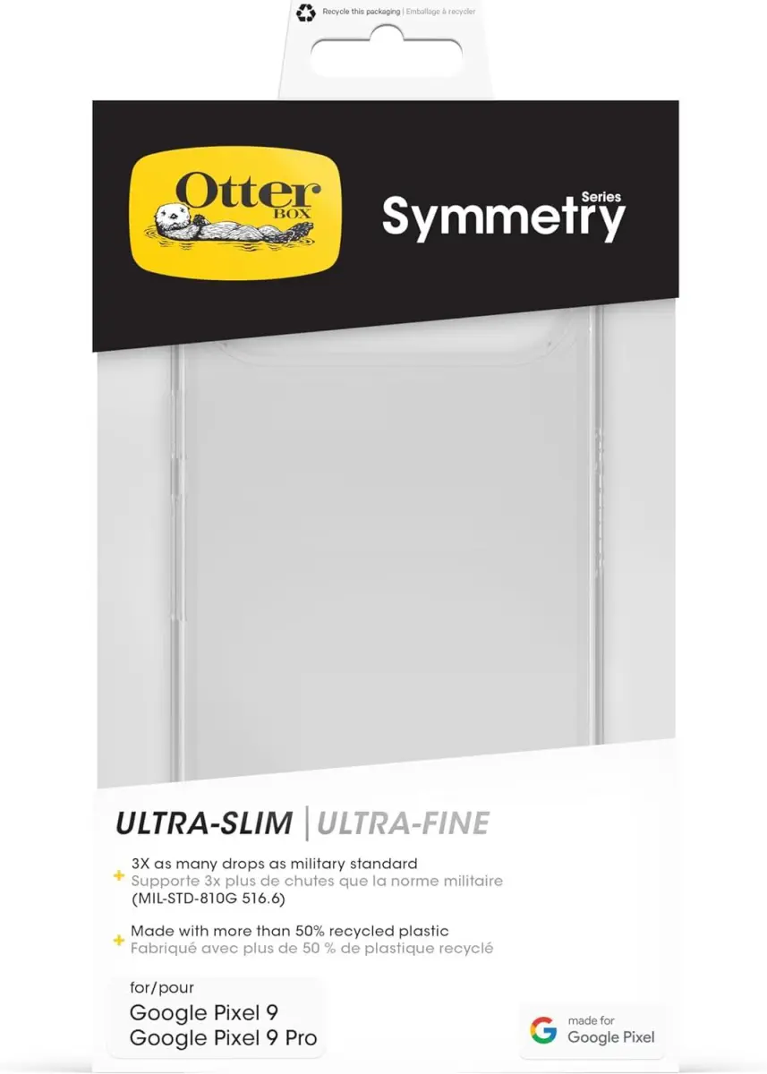 OtterBox Symmetry Google Pixel 9 / 9 Pro Hoesje Back Cover Transparant afbeelding 7