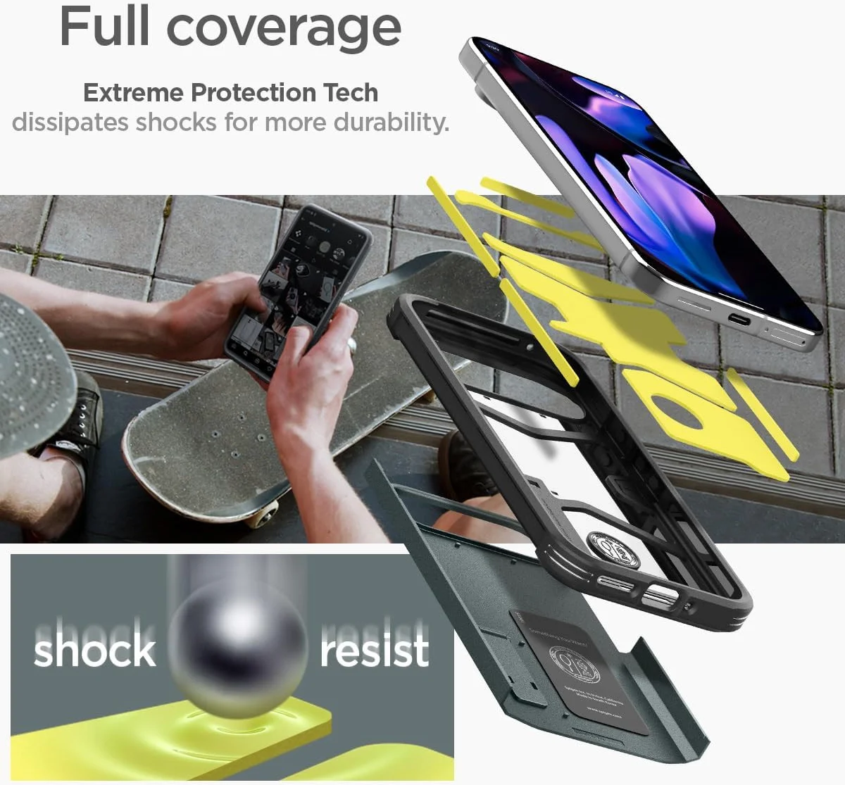 Spigen Tough Armor Google Pixel 9 Pro XL Hoesje Back Cover Groen afbeelding 3