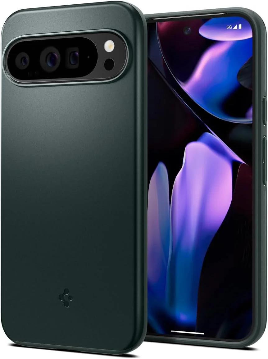 Spigen Thin Fit Google Pixel 9 Pro XL Hoesje Back Cover Groen afbeelding 1