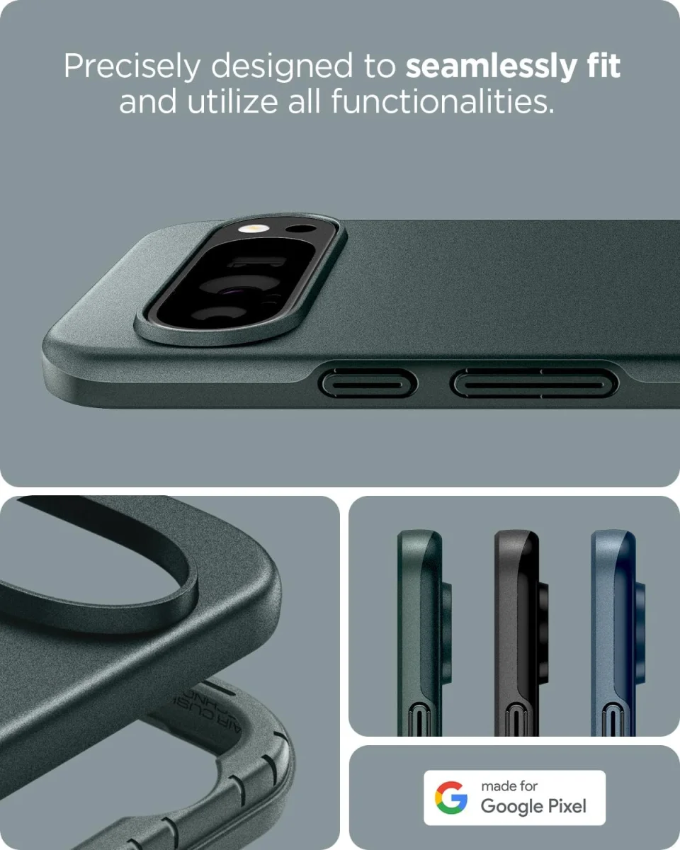 Spigen Thin Fit Google Pixel 9 Pro XL Hoesje Back Cover Groen afbeelding 7