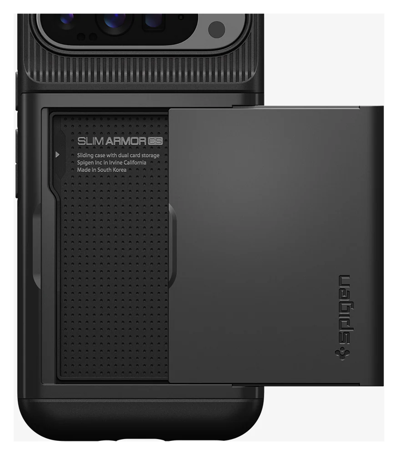 Spigen Slim Armor CS Google Pixel 9 Pro XL Hoesje Back Cover Zwart afbeelding 8