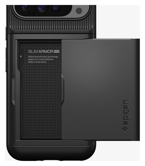 Spigen Slim Armor CS Google Pixel 9 Pro XL Hoesje Back Cover Zwart afbeelding 8