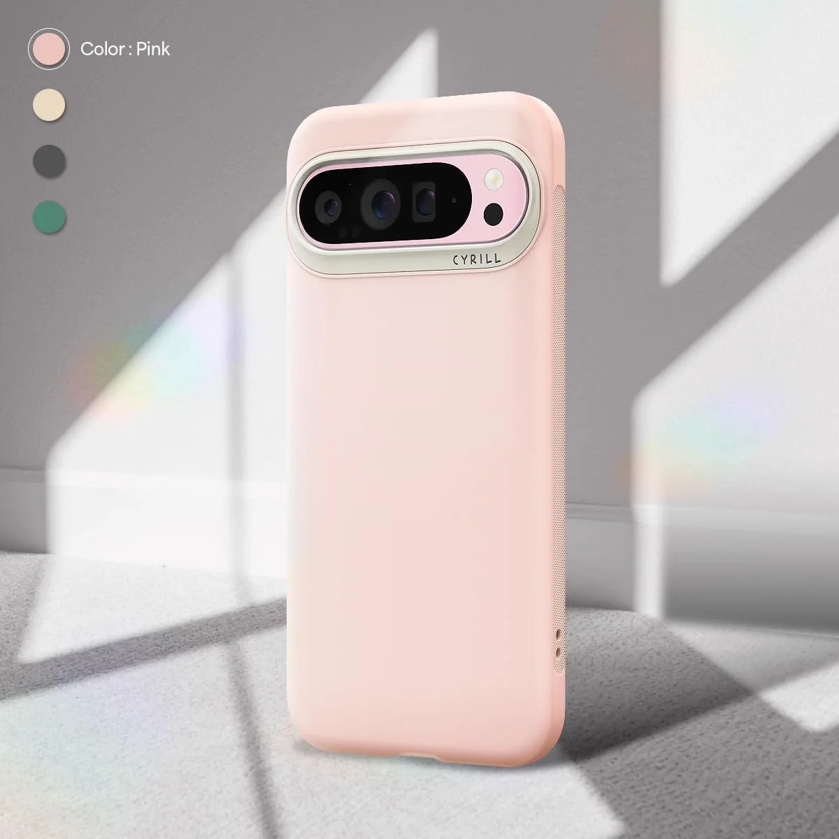 Spigen Cyrill Ultra Color Google Pixel 9 Pro XL Hoesje Back Cover Roze afbeelding 2