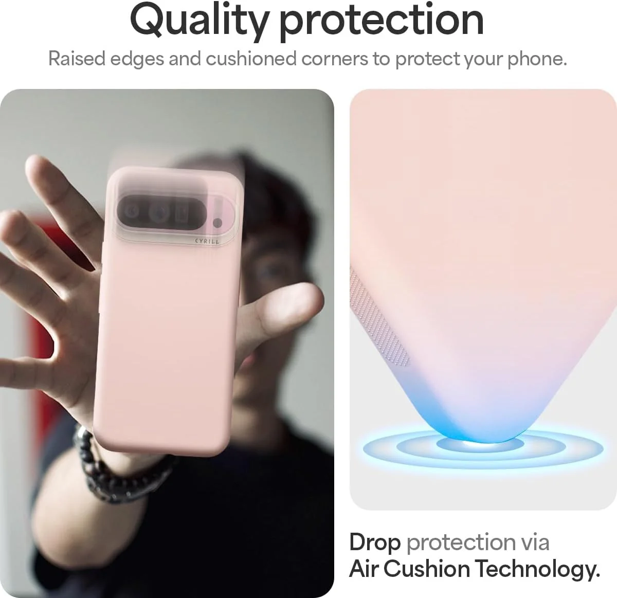 Spigen Cyrill Ultra Color Google Pixel 9 Pro XL Hoesje Back Cover Roze afbeelding 3