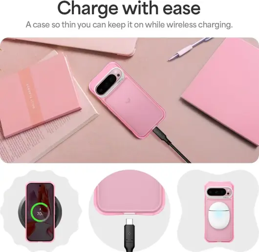 Spigen Cyrill Ultra Sheer Google Pixel 9 / 9 Pro Hoesje Back Cover Roze afbeelding 7