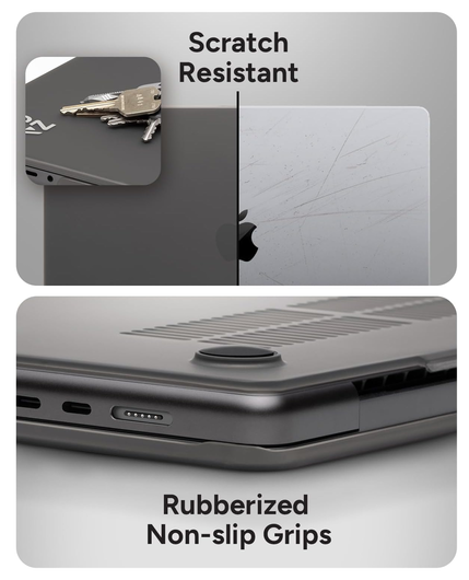 ZAGG - MacBook Air 13 Inch M4/M3/M2 2025/2024/2022 Hoes - Zwart afbeelding 4