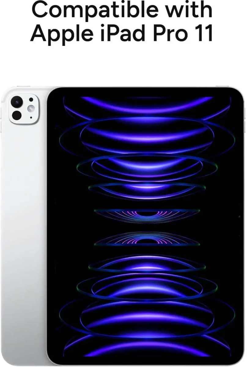 ZAGG Rugged Apple iPad Pro 11 2024 360° Draaibare Hoes Zwart afbeelding 2