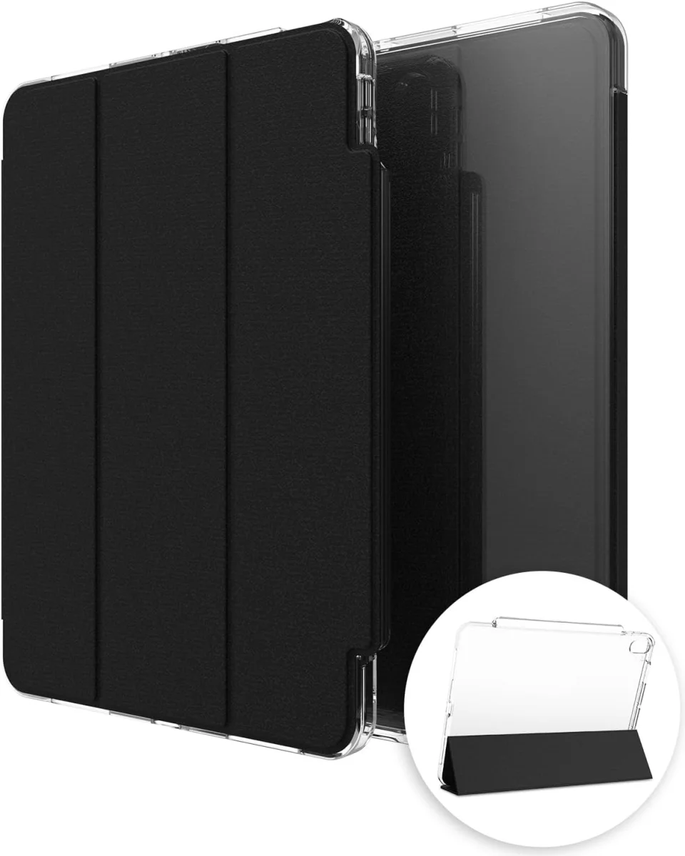 ZAGG Crystal Palace Folio Apple iPad Pro 13 (2024) Hoes Book Case Zwart afbeelding 1