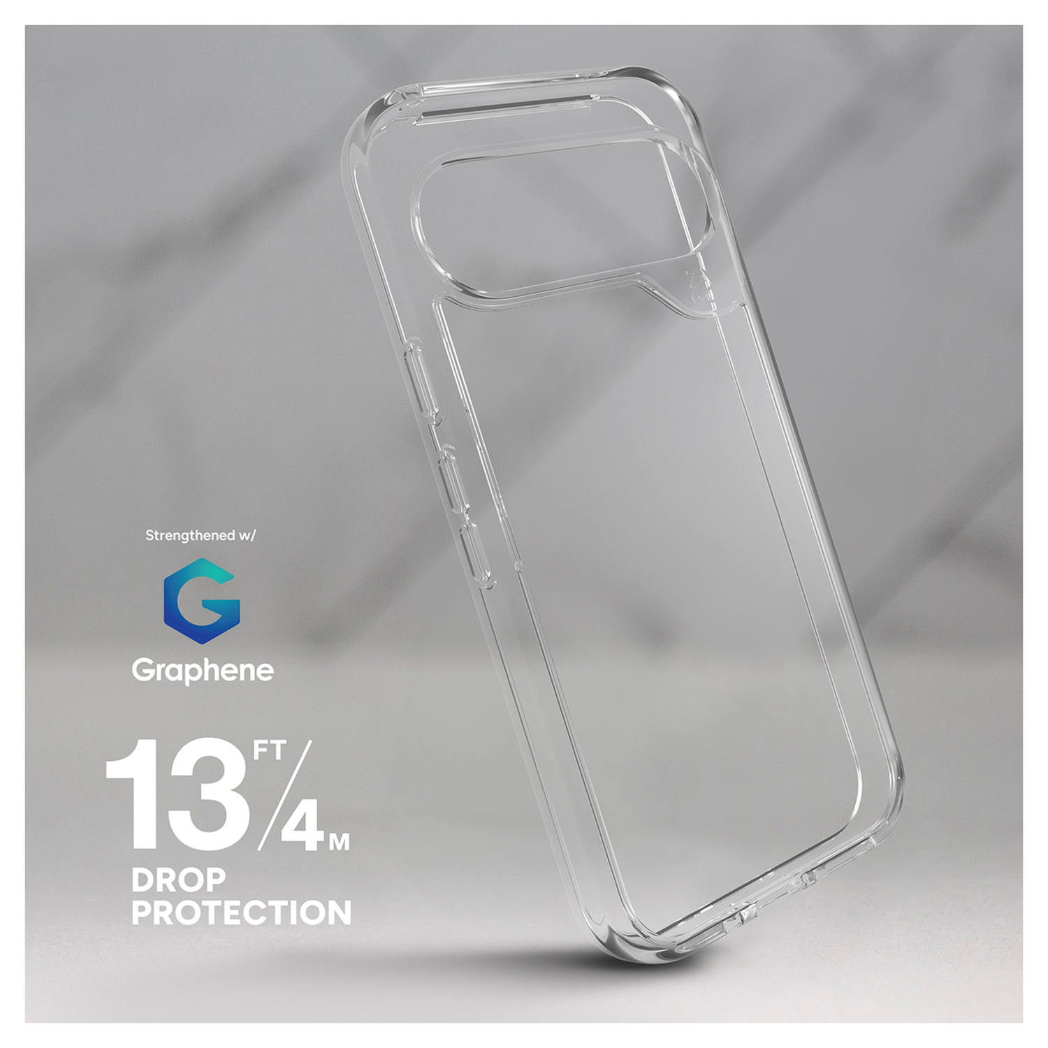 ZAGG Crystal Palace Google Pixel 9 / 9 Pro Hoesje 4M DropProof Transparant afbeelding 3