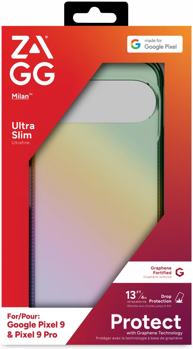 ZAGG Milan Google Pixel 9 Pro XL Hoesje Grafeen Back Cover Iridescent afbeelding 10