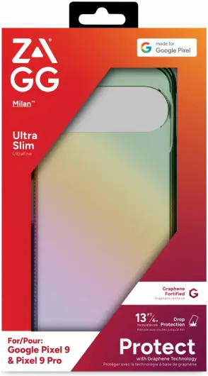 ZAGG Milan Google Pixel 9 Pro XL Hoesje Grafeen Back Cover Iridescent afbeelding 10